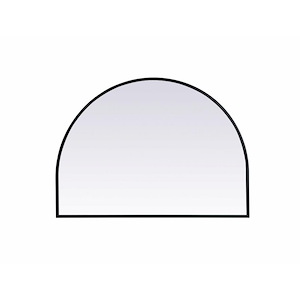 Spinnals Grove - Metal Frame Arch Mirror In Modern Style-24 Inches Tall and 33 Inches Wide - 1300291