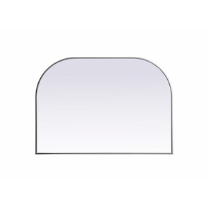 Edgehill Croft - Metal Frame Arch Mirror In Modern Style-30 Inches Tall and 42 Inches Wide - 1300083