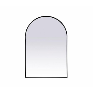 Spinnals Grove - Metal Frame Arch Mirror In Modern Style-40 Inches Tall and 27 Inches Wide - 1300192