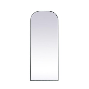 Edgehill Croft - Metal Frame Arch Full Length Mirror In Modern Style-74 Inches Tall and 28 Inches Wide - 1300237