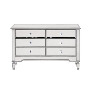 Back Aston View - 6 Drawer Dresser In Back Aston Viewrary Style-32 Inches Tall and 18 Inches Wide - 1302755