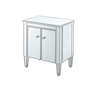 Loxley South - 2 Doors Cabinet In Modern Style-26 Inches Tall and 16 Inches Wide - 1302904