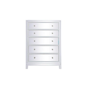 Loxley South - 5 Drawer Cabinet In Modern Style-48 Inches Tall and 16 Inches Wide - 1303002