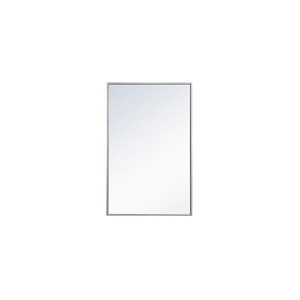 Windermere Mount - Rectangular Mirror In Modern Style-28 Inches Tall and 18 Inches Wide - 1302766