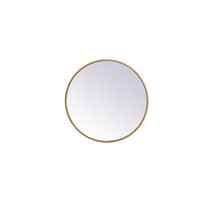 Kirkham Loan - Round Mirror In Mid-Century Modern Style-18 Inches Tall and 18 Inches Wide - 1302794