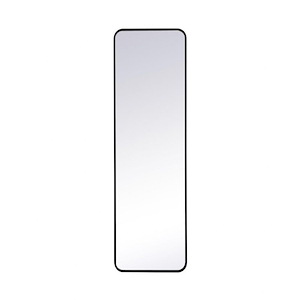 Lytton By-Pass - Soft Corner Rectangular Mirror In Modern Style-60 Inches Tall and 18 Inches Wide - 1302809
