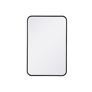 Lytton By-Pass - Soft Corner Rectangular Mirror In Modern Style-30 Inches Tall and 20 Inches Wide - 1302810