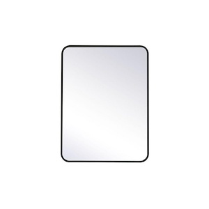 Lytton By-Pass - Soft Corner Rectangular Mirror In Modern Style-32 Inches Tall and 24 Inches Wide - 1302815
