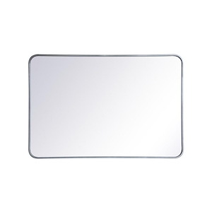 Lytton By-Pass - Soft Corner Rectangular Mirror In Modern Style-40 Inches Tall and 27 Inches Wide - 1302819