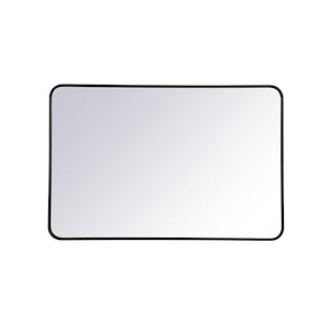 Lytton By-Pass - Soft Corner Rectangular Mirror In Modern Style-42 Inches Tall and 28 Inches Wide - 1302820