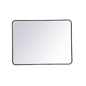 Lytton By-Pass - Soft Corner Rectangular Mirror In Modern Style-40 Inches Tall and 30 Inches Wide - 1302822