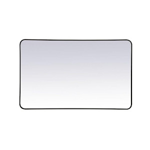Lytton By-Pass - Soft Corner Rectangular Mirror In Modern Style-48 Inches Tall and 30 Inches Wide - 1302823