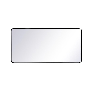 Lytton By-Pass - Soft Corner Rectangular Mirror In Modern Style-60 Inches Tall and 30 Inches Wide - 1302824