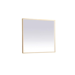Fishermead Boulevard - 44W LED Mirror with Adjustable Color Temperature In Modern Style-40 Inches Tall and 36 Inches Wide - 1302854