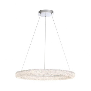 Contemporary LED Crystal Chandelier Fixture for Modern Room Ceiling Lighting - 1250202