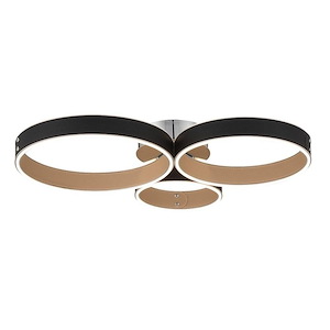 Pear Tree Rise - 80W 1 LED Wall Sconce In Modern and Contemporary Style-4 Inches Tall and 24.5 Inches Wide - 1250749