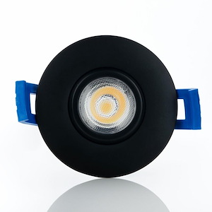 Williams Green - 5W 1 LED 2 Inch Mini Round Gimbal (Set of 4) In Contemporary Style-1.63 Inches Tall and 2.5 Inches Wide - 1301154