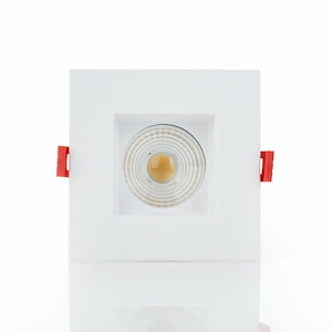 Williams Green - 15W 1 LED 3.5 Inch Square Fixed Downlight (Set of 2) In Contemporary Style-2.81 Inches Tall and 4.5 Inches Wide - 1301160