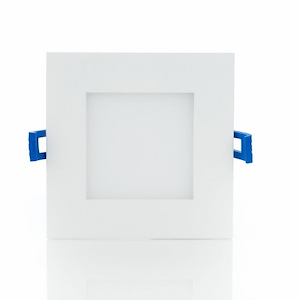 Williams Green - 12W 1 LED 4 Inch Slim Square Downlight (Set of 4) In Contemporary Style-0.94 Inches Tall and 4.68 Inches Wide - 1301162