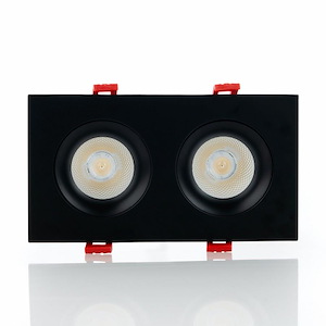 Williams Green - 24W 1 LED 3.5 Inch Rectangular Double Regressed Gimbal (Set of 4) In Contemporary Style-3.25 Inches Tall and 3.25 Inches Wide - 1301174