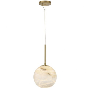 Hall Meadows - 10W 1 LED Pendant-14.75 Inches Tall and 8 Inches Wide - 1383508