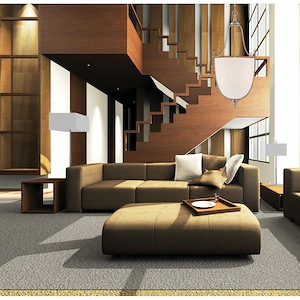 Wide Pendant-Contemporary Style with Transitional and Traditional Inspirations-34 inches tall by 16 inches wide - 1096859