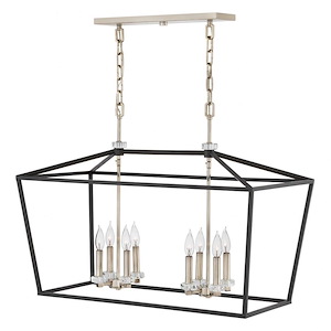 Transitional Eight Light Chandelier - 1251163