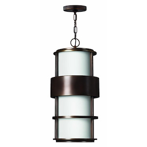 Chamberlain Hollow - 1 Light Large Outdoor Hanging Lantern in Modern Style - 10 Inches Wide by 21.25 Inches High - 1251374