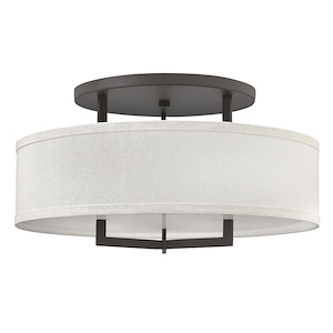 Galloway Ridings - 3 Light Large Semi-Flush Mount in Transitional Style - 26 Inches Wide by 14.5 Inches High - 1251759