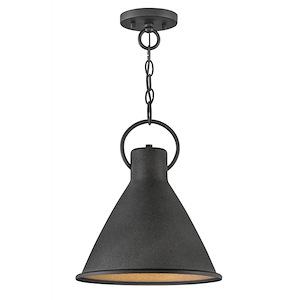 Hayfield Ride - 1 Light Pendant in Traditional Style - 12.25 Inches Wide by 15.5 Inches High - 1251954