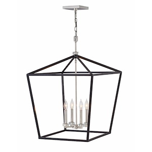 Haydon Fairway - 4 Light Extra Large Open Frame Chandelier in Transitional Style - 22 Inches Wide by 31.5 Inches High - 1251881