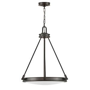 Broad Street West - 4 Light Pendant In Traditional and Mid-Century Modern Style-24.5 Inches Tall and 21.5 Inches Wide - 1282432