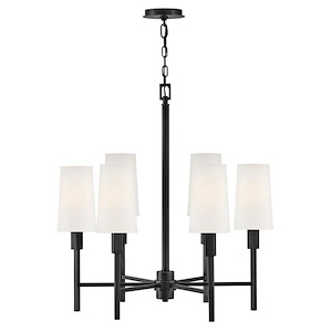 Elson Lane - 30W 6 LED Medium Chandelier In Traditional Style-29.75 Inches Tall and 28 Inches Wide - 1321151