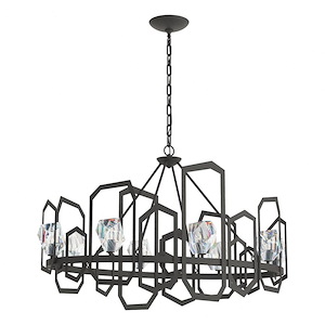 Boswell Nook - 8 Light Chandelier In Contemporary Style-26.8 Inches Tall and 27.1 Inches Wide - 1403369