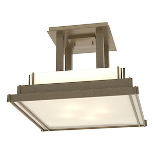 Armstrong Passage - 4 Light Large Semi-Flush Mount In Mission Style-12 Inches Tall and 17.1 Inches Wide - 1405148