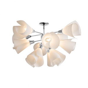 Briar Drift - 12 Light Semi-Flush Mount In Contemporary Style-21.1 Inches Tall and 38.1 Inches Wide - 1403377