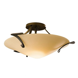 Diamond Knoll - 1 Light Semi-Flush Mount In Traditional Style-9.3 Inches Tall and 22.3 Inches Wide - 1403388
