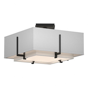 Tinwell Close - 2 Light Small Semi-Flush Mount In Contemporary Style-9.8 Inches Tall and 16.6 Inches Wide - 1405192