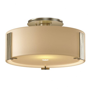 Holbrook Crescent - 1 Light Semi-Flush Mount-6.1 Inches Tall and 11.8 Inches Wide - 1403390