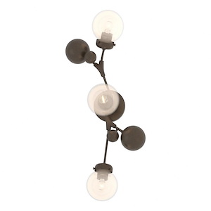 Caellepa - 3 Light Wall Sconce In Contemporary Style-29.8 Inches Tall and 12.9 Inches Wide - 1403415