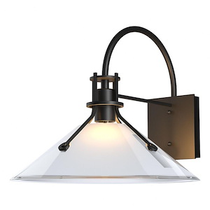 Apsley Town - 1 Light Large Glass Shade Outdoor Wall Sconce - 1403585