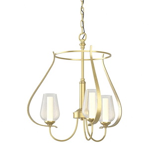 Hogarth Lea - 3 Light Chandelier In Traditional Style-18.8 Inches Tall and 19.4 Inches Wide - 1403689