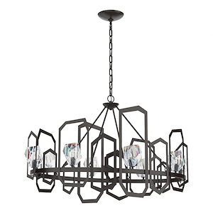 Boswell Nook - 8 Light Chandelier In Contemporary Style-26.8 Inches Tall and 27.1 Inches Wide - 1403697