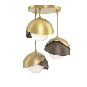 Chandos Drive - 3 Light Semi-Flush Mount In Contemporary Style-14.8 Inches Tall and 12 Inches Wide - 1403720