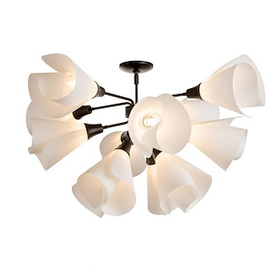 Briar Drift - 12 Light Semi-Flush Mount In Contemporary Style-21.1 Inches Tall and 38.1 Inches Wide - 1403733
