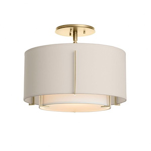 Tinwell Close - 1 Light Small Semi-Flush Mount In Contemporary Style-12.2 Inches Tall and 16.1 Inches Wide - 1403652