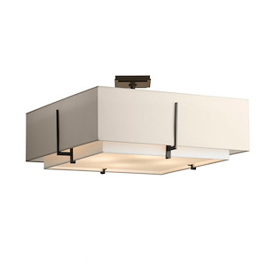 Tinwell Close - 4 Light Large Semi-Flush Mount In Contemporary Style-12.7 Inches Tall and 24.6 Inches Wide - 1403691