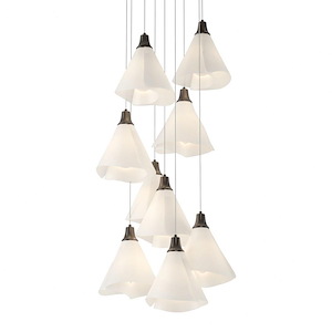 Briar Drift - 9 Light Pendant In Contemporary Style-11.3 Inches Tall and 20.8 Inches Wide - 1403850