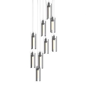 Tinwell Close - 9 Light Pendant In Contemporary Style-10.6 Inches Tall and 20.5 Inches Wide - 1403789