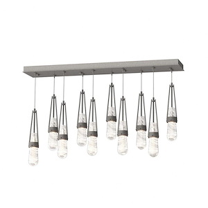 Highgate View - 10 Light Pendant In Contemporary Style-16.1 Inches Tall and 8.5 Inches Wide - 1403743